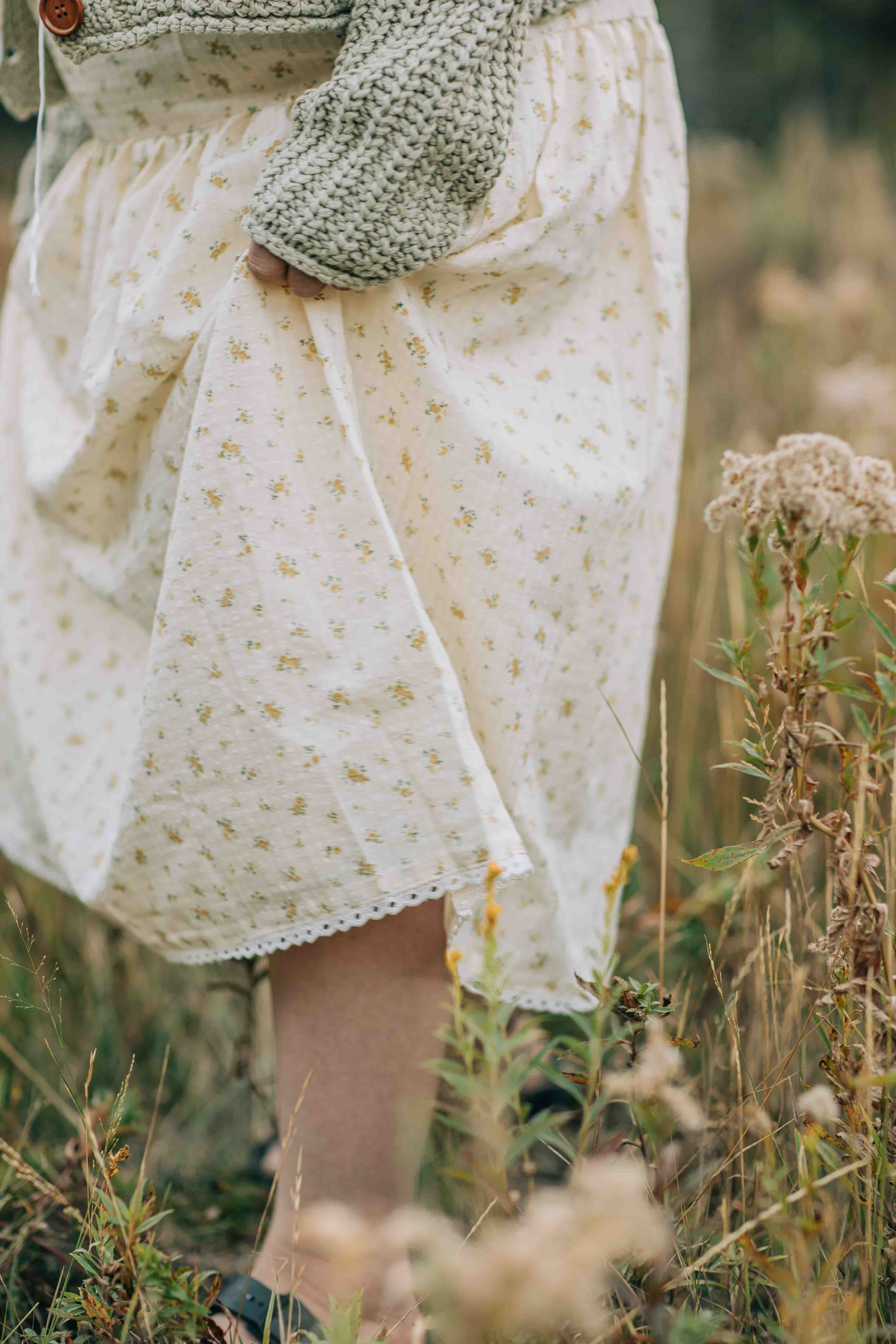 Christie Skirt - Yellow Floral